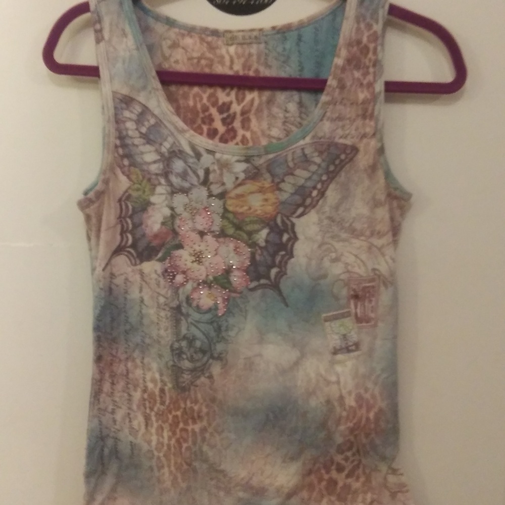 Woman's Xeit U.S.A. Tank Top Size Large